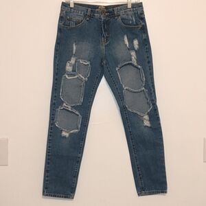 Top Trends basic collection ripped & destroyed jeans size 29